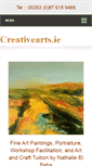 Mobile Screenshot of creativearts.ie
